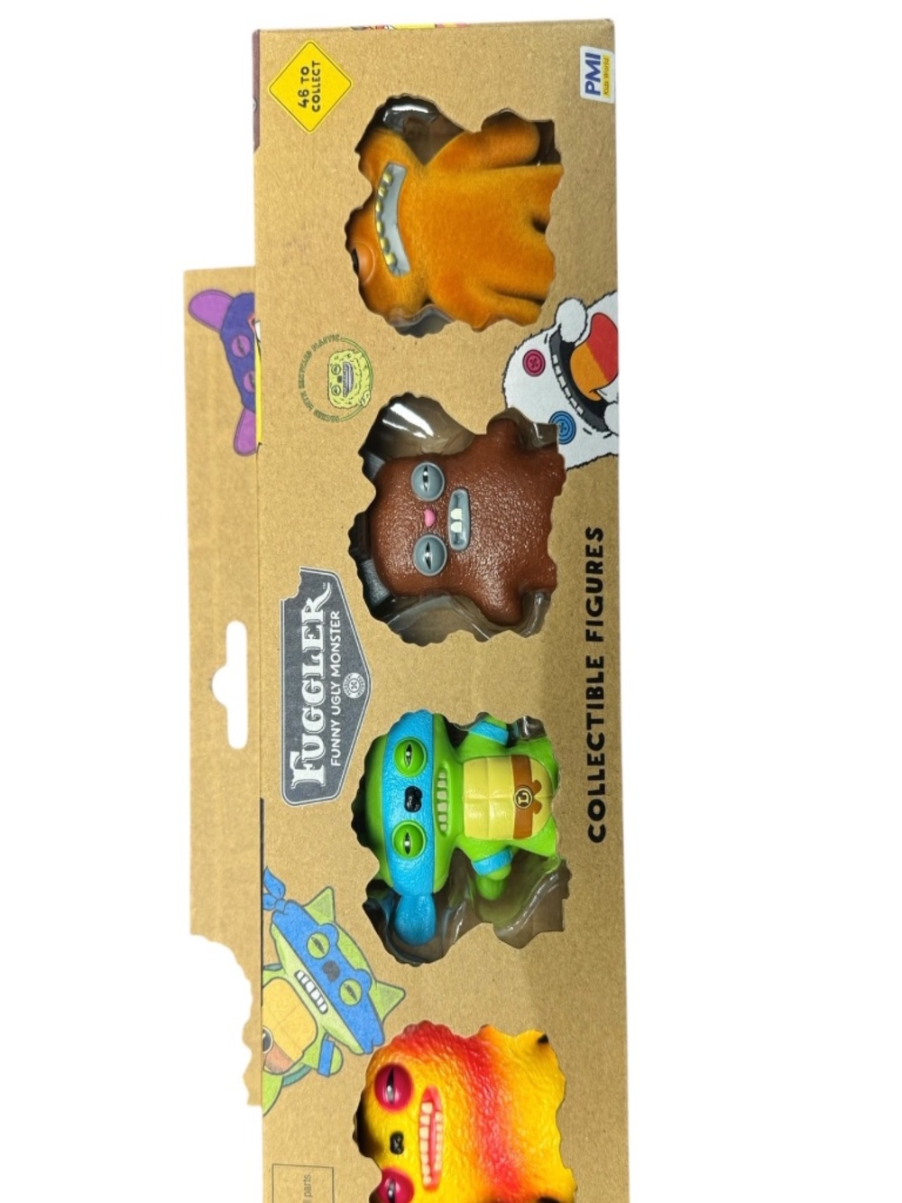 Fuggler Series 2 Collectible Figures 4-Pack, 2.5" Figures, Old Tooth, Leonardo,